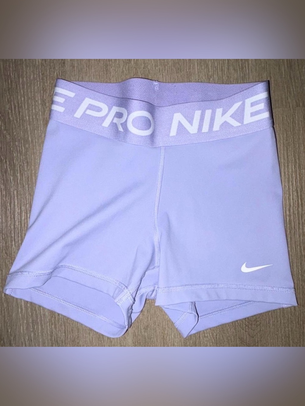 Nike Pro Women's Lavender Performance Bike Shorts
